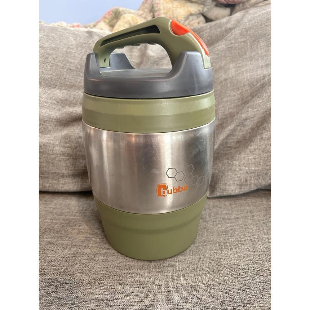 Bubba Keg 72 Oz Green Insulated Double Wall Sport Water Jug With Drink Spout